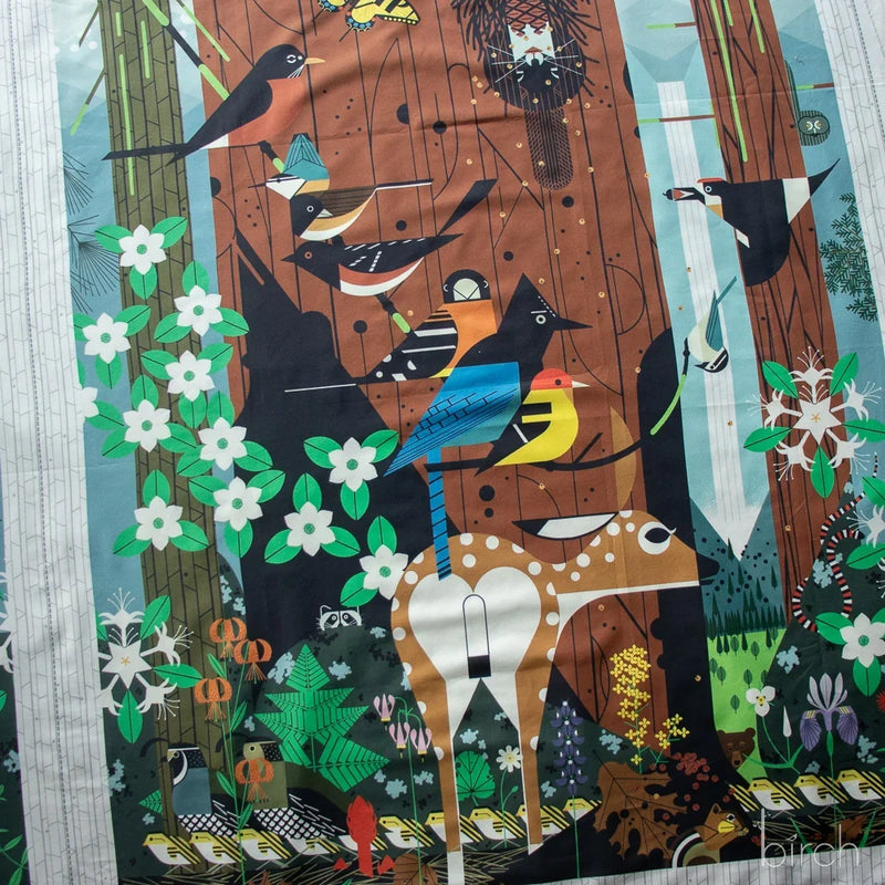 Sierra Range by Charley Harper- Sierra Range Poster Panel CH-454 Yard- August 2026