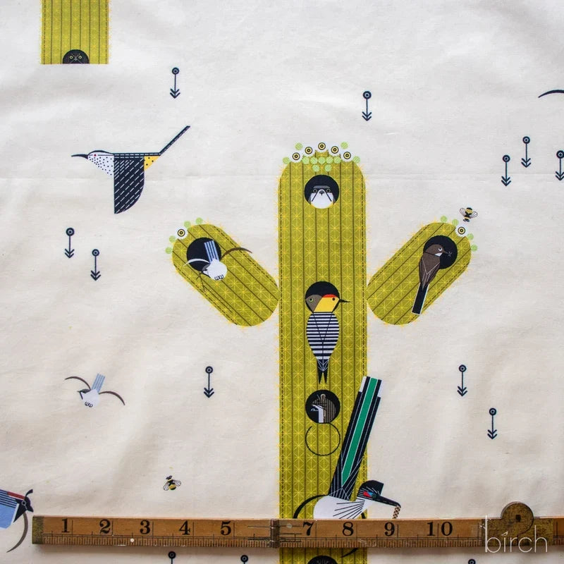The Desert by Charley Harper- Cactus Field CH-213 Half Yard- August 2026