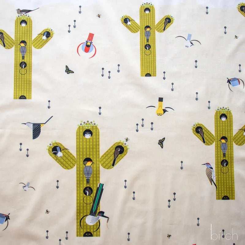 The Desert by Charley Harper- Cactus Field CH-213 Half Yard- August 2026