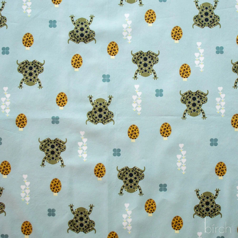Woodland Wonders by Charley Harper- Toad and Shroom Haze CH-461 Half Yard- August 2026