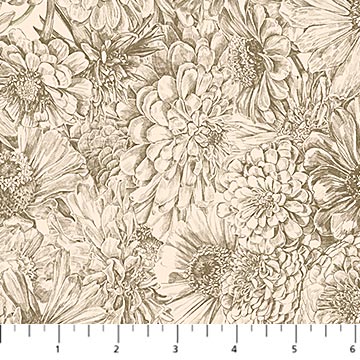 PRE-Order Anna Maria Textiles- Gentle Rendering- Bounty CLAMT105-31V Album- Half Yard- April 2027