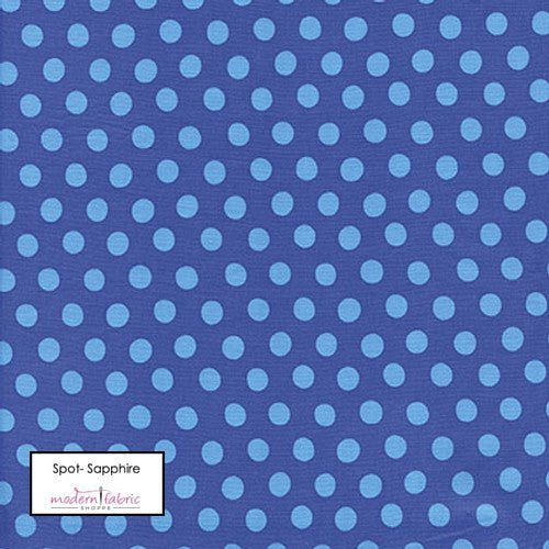 Kaffe Fassett Collective- Spot PWGP070.SAPPHIRE- Half Yard
