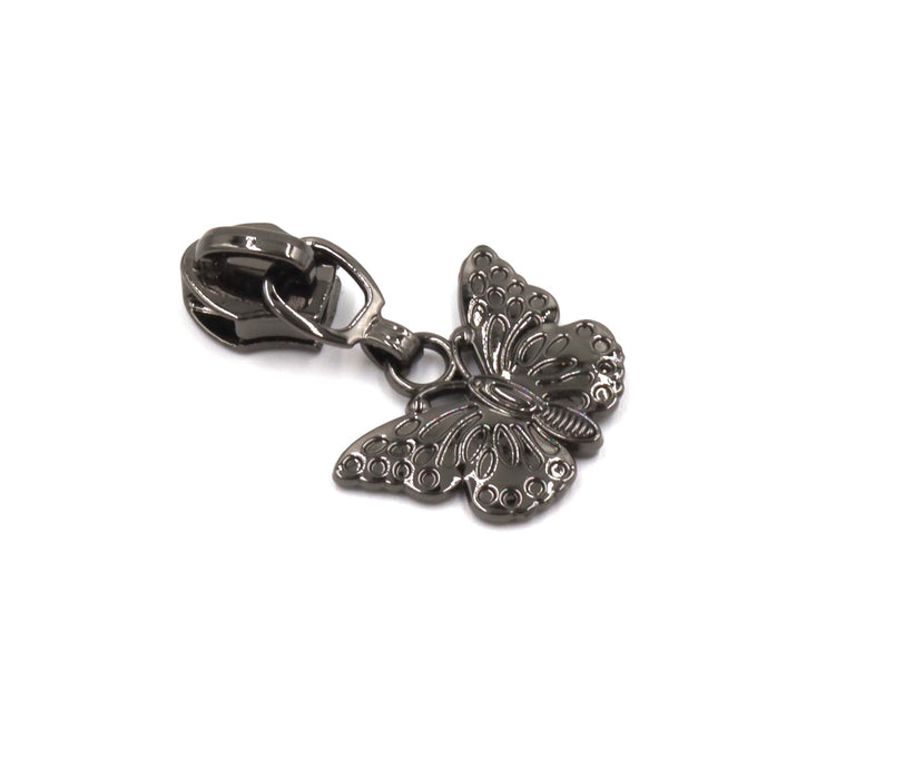 Gunmetal #5 Butterfly Pull