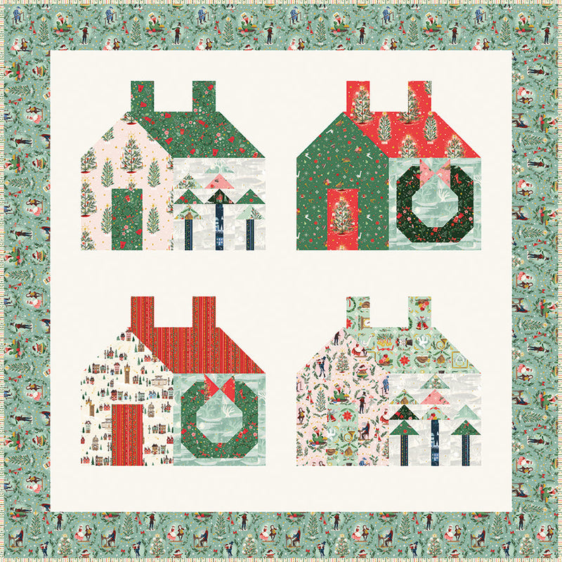 PRE-ORDER Jill Howarth- Christmas Home Quilt Kit featuring Carol- May 2027