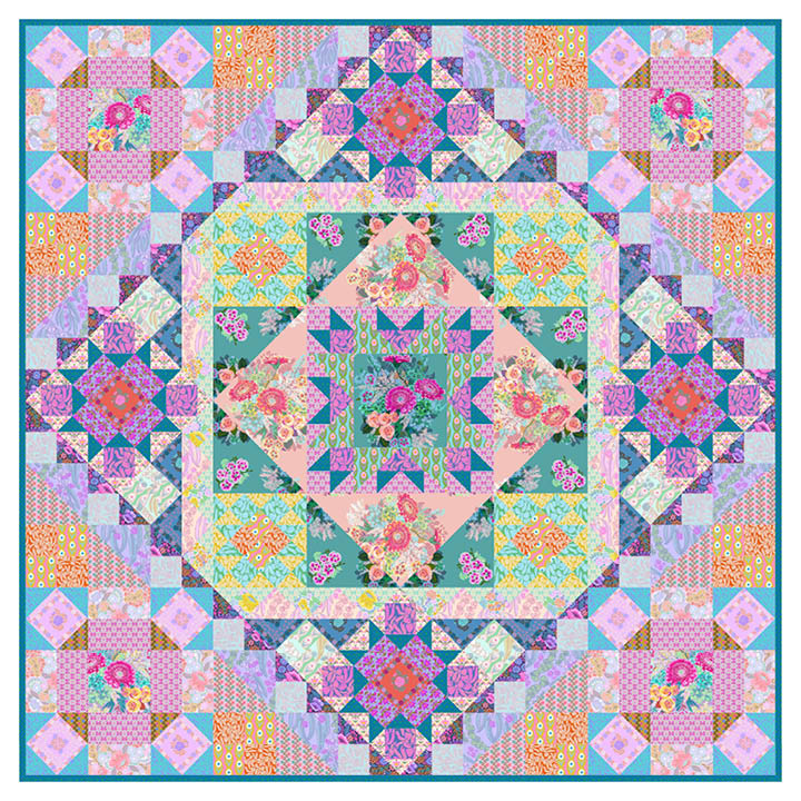 PRE-Order Anna Maria Textiles- Sugar Coated Quilt Kit featuring Sugar Coated- May 2027