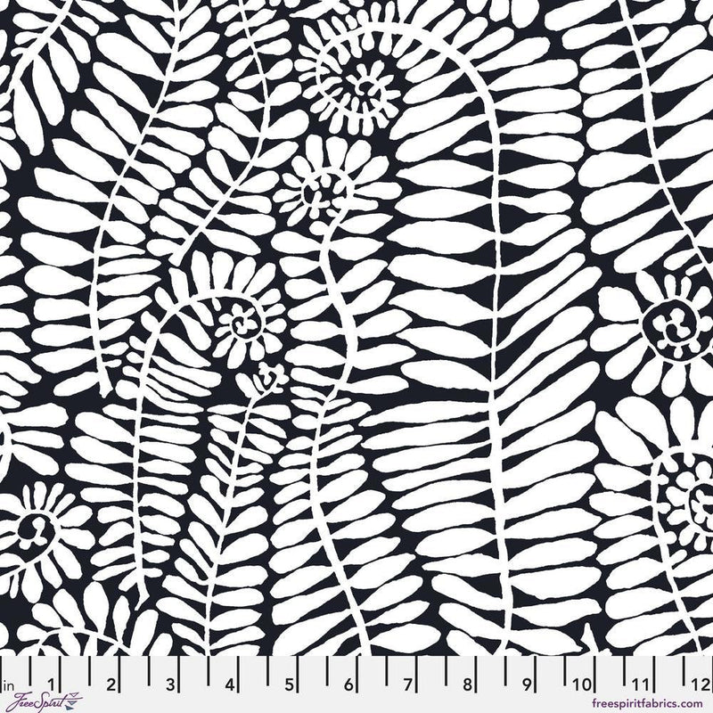 PRE-Order Kaffe Fassett February 2027 Collective- Fronds PWBM085.BLACKWHITE- Half Yard