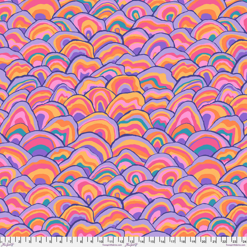 Kaffe Fassett Collective Fabric- Brandon Mably- Wobble PWBM092.PASTEL- Half Yard
