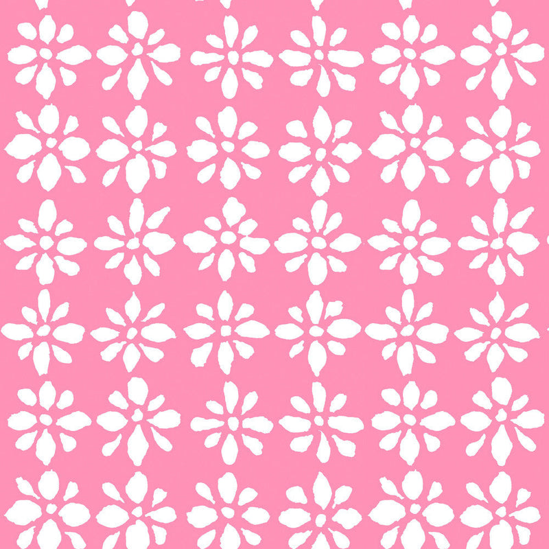 PRE-Order Kaffe Fassett February 2027 Collective- Snow Flower PWBM094.PINKWHITE- Half Yard