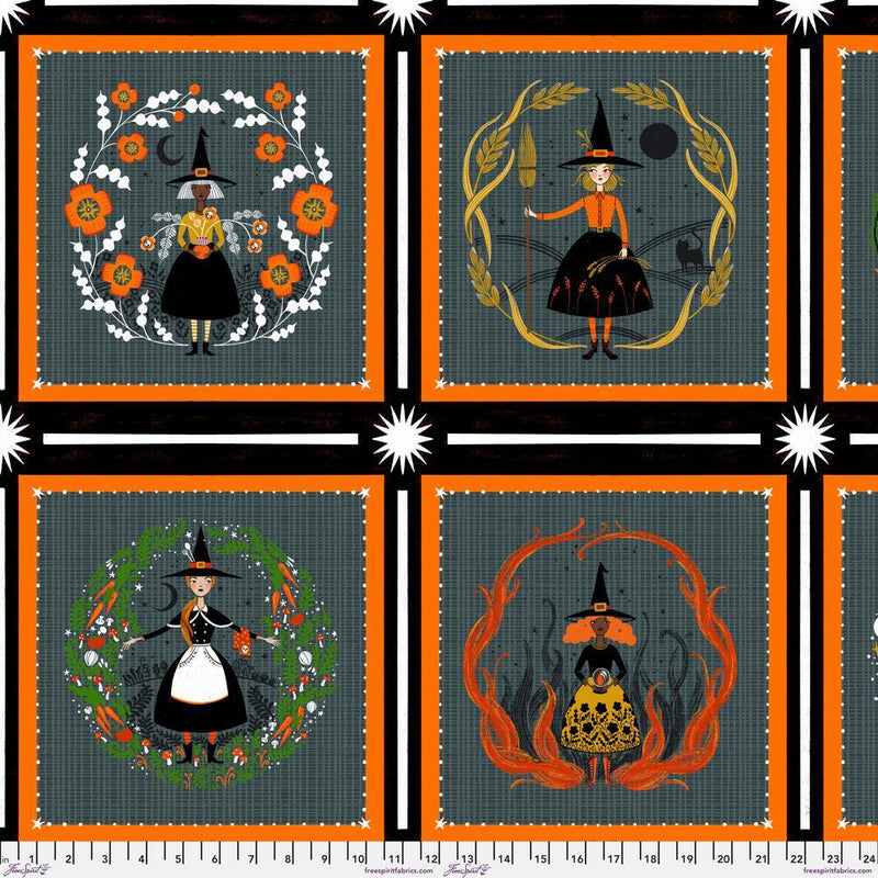 Witchy Ways by Cori Dantini- Panel PWCD140.XPANEL- Half Yard
