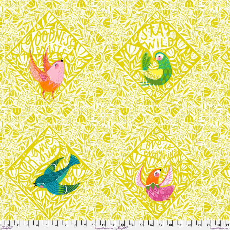 What the Bird said by Cori Dantini- Tile PWCD162.TILE- Half Yard- January 2026
