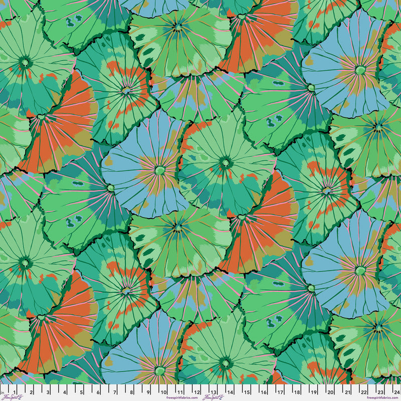 Kaffe Fassett Collective- Lotus Leaf PWGP029.EMERALD- Half Yard