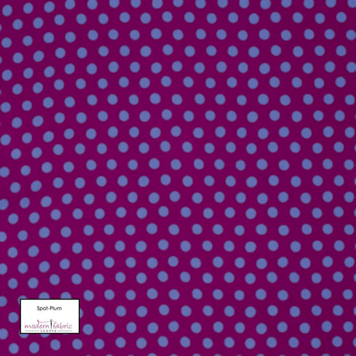 Kaffe Fassett Collective- Spot PWGP070.PLUM- Half Yard