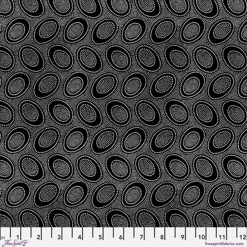 Kaffe Fassett August 2026 Collective- Aboriginal Dot PWGP071.BLACK- Half Yard