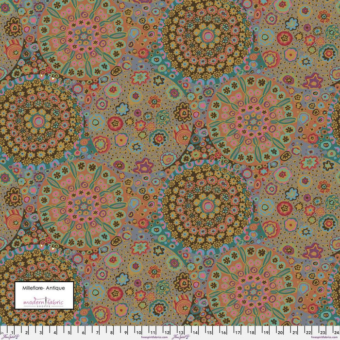 Kaffe Fassett Collective- Millefiore PWGP092.ANTIQUE- Half Yard