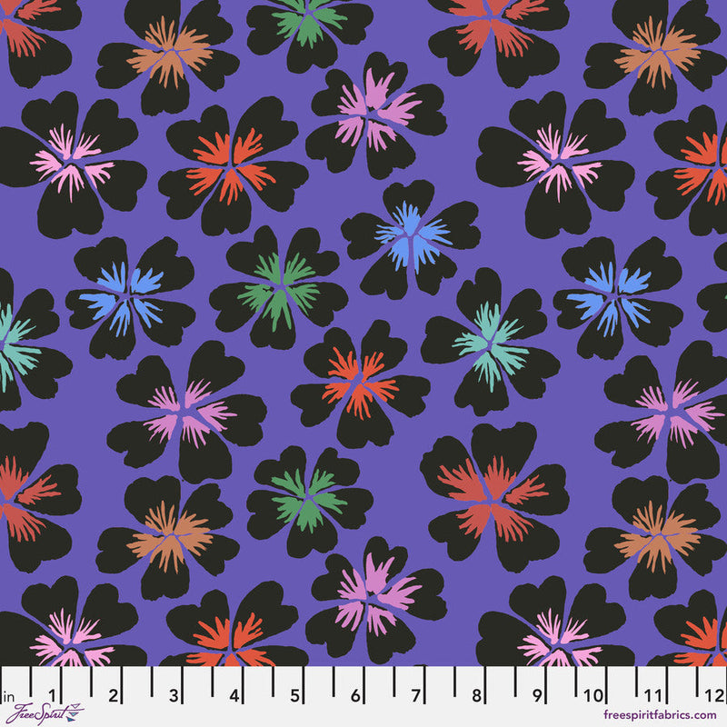 Kaffe Fassett February 2024 Collective- Petals- PWGP201.PURPLE- Half Yard
