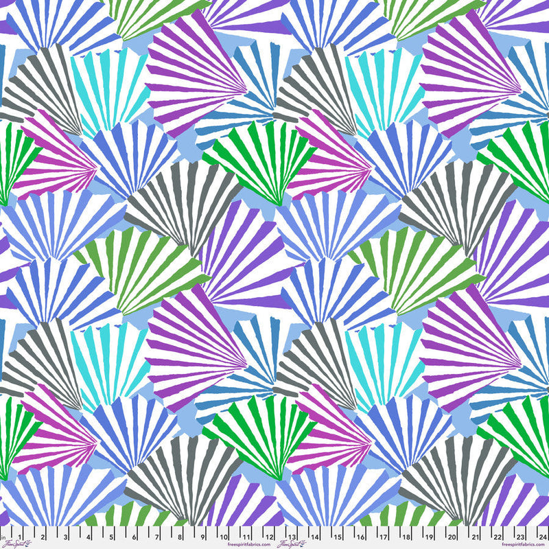 Kaffe Fassett February 2026 Collective- Fanfare PWGP211.BLUE- Half Yard