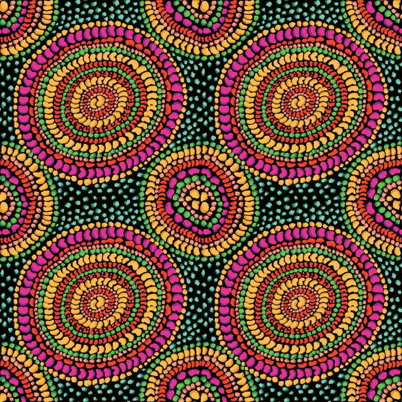 PRE-Order Kaffe Fassett February 2027 Collective- Bean Mosaic  PWGP217.BRIGHT- Half Yard