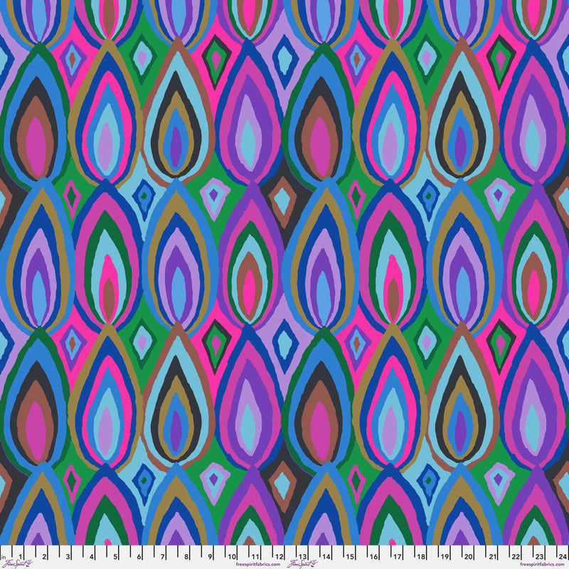 PRE-Order Kaffe Fassett February 2027 Collective- Flame  PWGP219.COOL- Half Yard