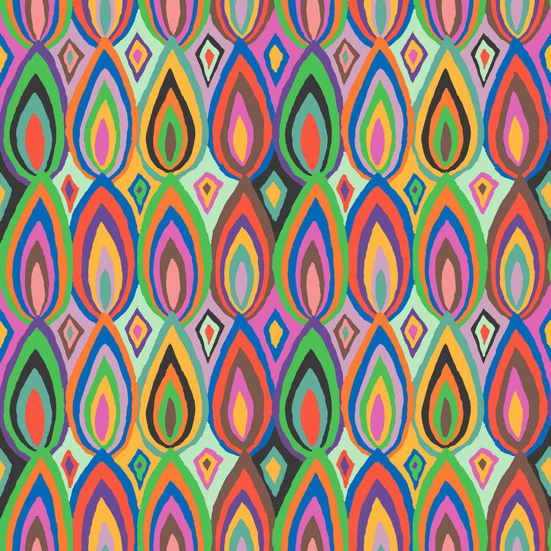 PRE-Order Kaffe Fassett February 2027 Collective- Flame  PWGP219.MULTI- Half Yard