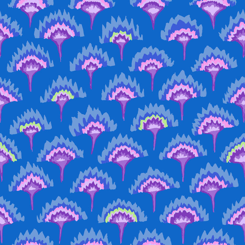 PRE-Order Kaffe Fassett February 2027 Collective- Frame Flower PWGP221.BLUE- Half Yard