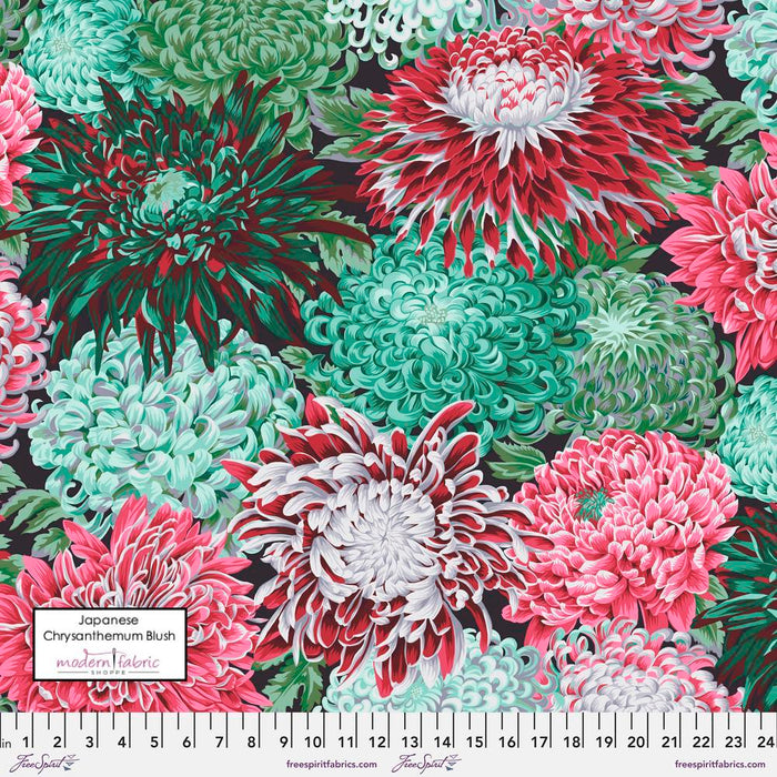 Kaffe Fassett Collective- Philip Jacobs- Japanese Chrysanthemum PWPJ041.BLUSH- Half Yard