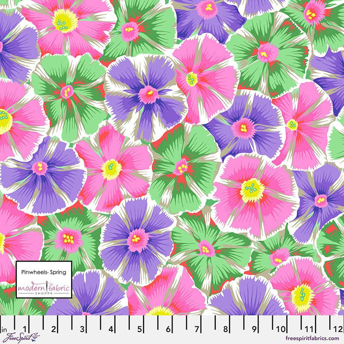 Kaffe Fassett August 2022 Collective- Philip Jacobs- Pinwheels PWPJ117.SPRING- Half Yard