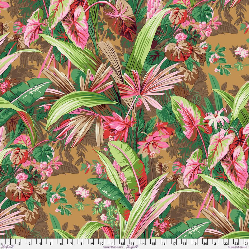 Kaffe Fassett Collective- Philip Jacobs- Jungle Brown PWPJ126.BROWN- Half Yard