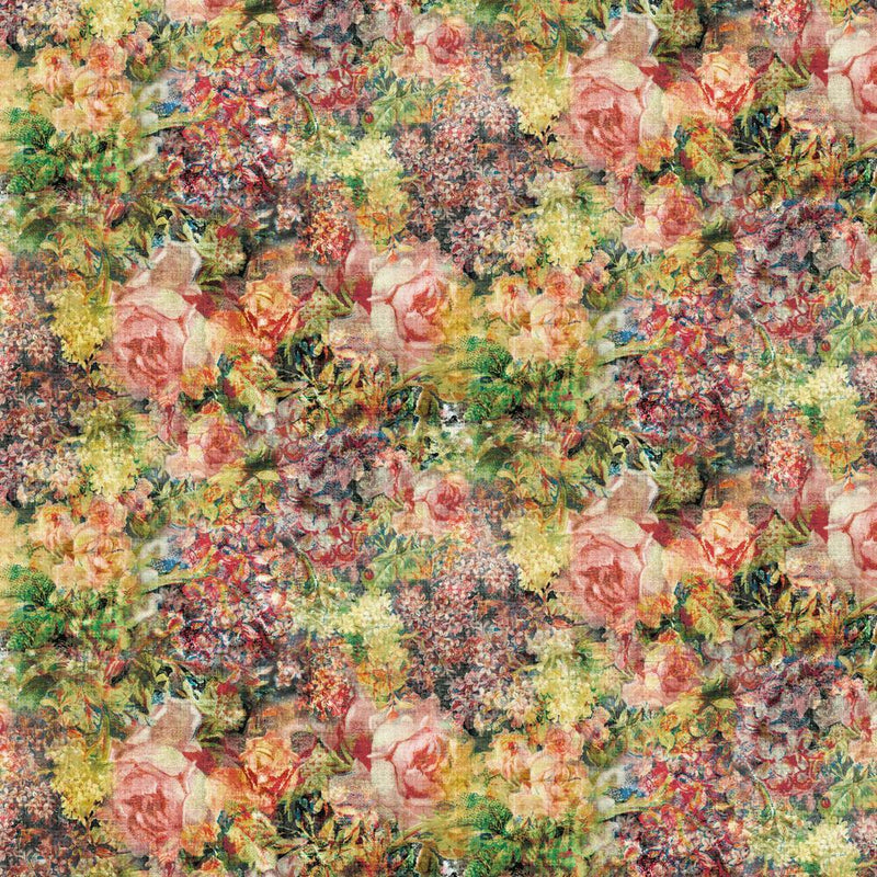 Tim Holtz- Electric Elements- Bouquet PWTH014.MULTI- Half Yard
