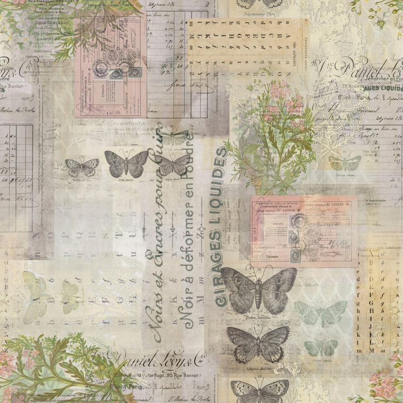 Tim Holtz- Electric Elements- Botanical PWTH028.MULTI- Half Yard