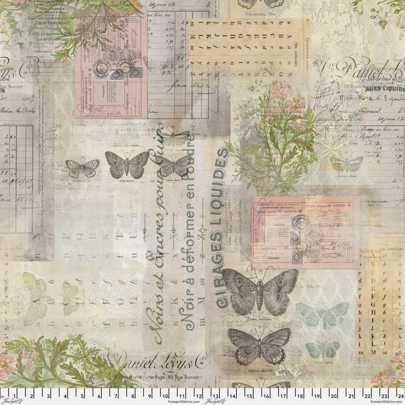 Tim Holtz- Electric Elements- Botanical PWTH028.MULTI- Half Yard