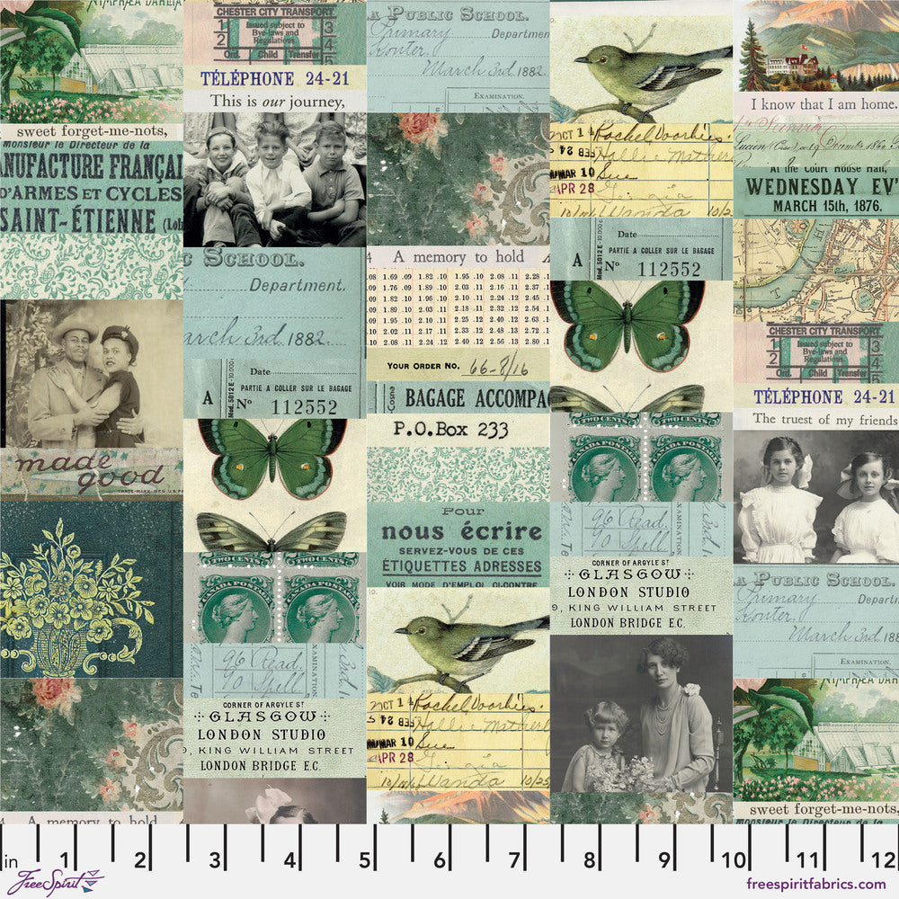 Tim Holtz- Eclectic Elements- Teal