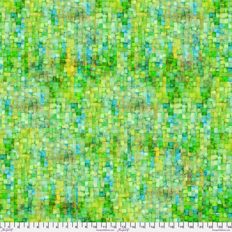 PRE-Order-Tim Holtz- Electric Elements- Fragments PWTH338.RAMBUNCTIOUS- Half Yard- April 2027