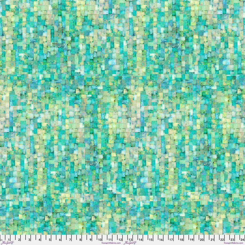 PRE-Order-Tim Holtz- Electric Elements- Fragments PWTH338.TRANQUILITY- Half Yard- April 2027