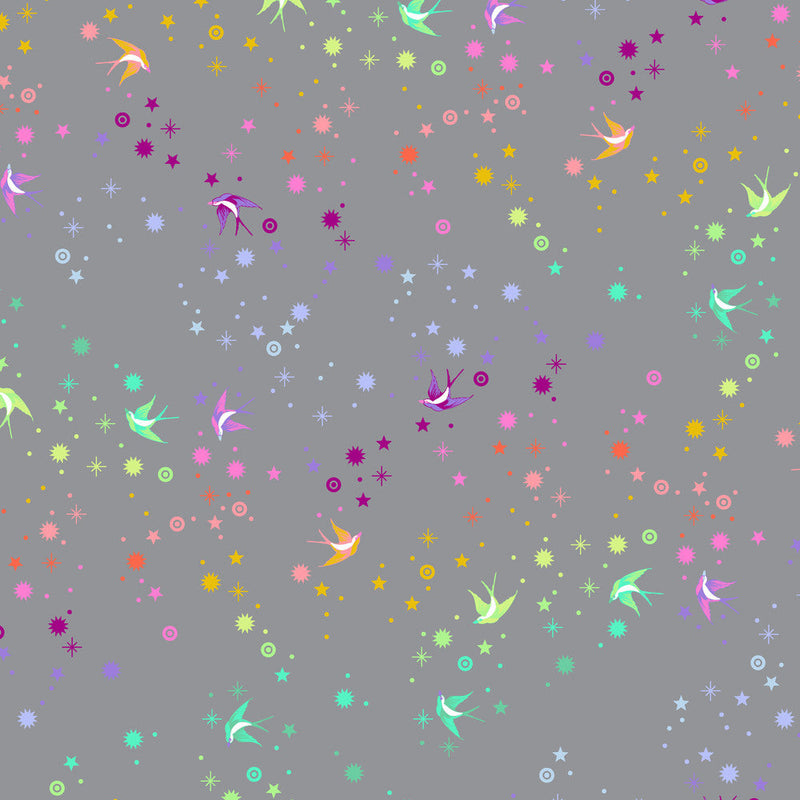 Tula Pink Graywork True Color- Fairy Dust PWTP133.SHADOW- Half Yard- October 2025