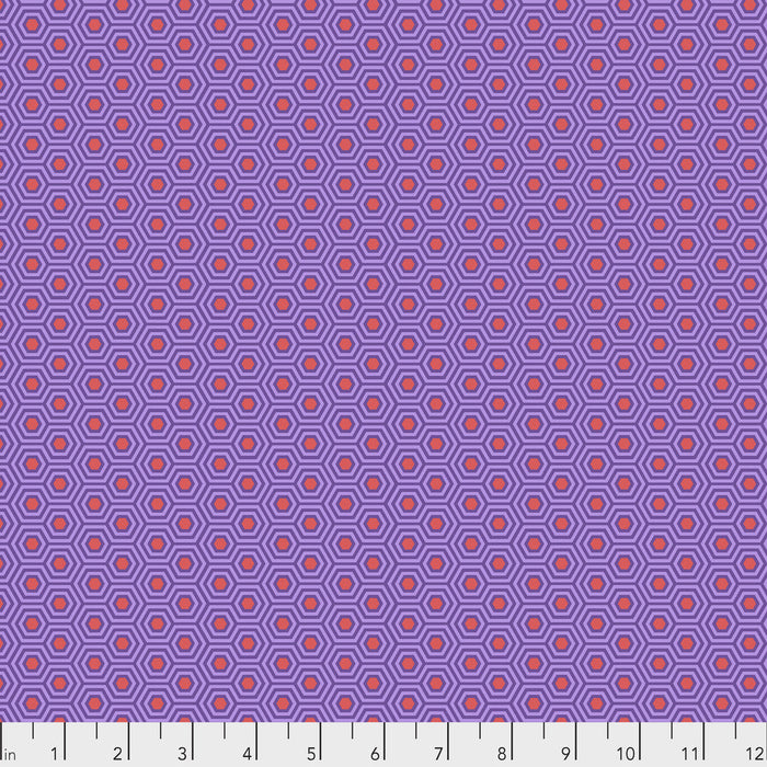 Tula Pink- True Colors Hexy- PWTP150.FIREFISH- Half Yard