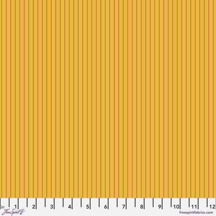 Tula Pink Tiny True Colors- Tiny Stripes- PWTP186.SUNRISE- Half Yards
