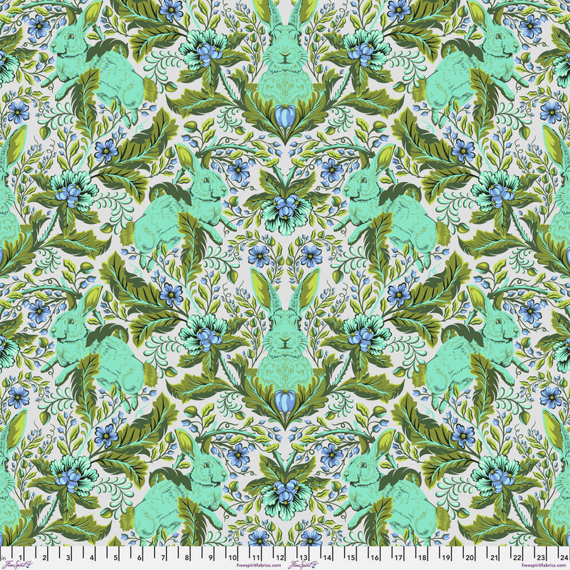 Tula Pink Full Moon Forest II- Hoppy Go Lucky PWTP246.STARLIGHT- Half Yard- April 2025