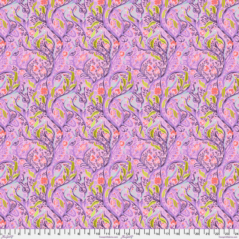 Tula Pink Full Moon Forest II- Branch Manager PWTP247.BLOSSOM- Half Yard- April 2025