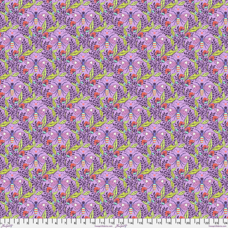 Tula Pink Full Moon Forest II- Shake Your Honey Maker PWTP248.BLOSSOM- Half Yard- April 2025