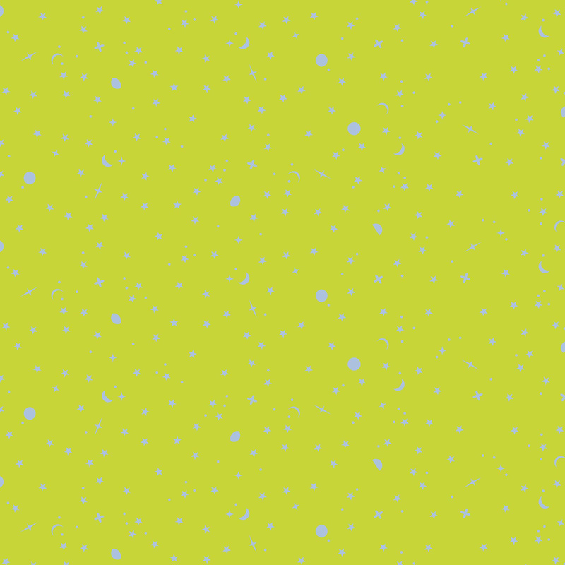 Tula Pink True Colors 2025- Space Sprinkles PWTP254.LIGHTNINGBUG- Half Yard- April 2025