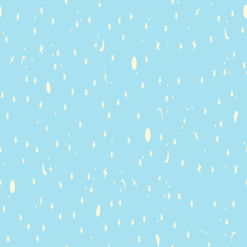 Tula Pink True Colors 2025- Space Sprinkles PWTP254.WATERFALL- Half Yard- April 2025