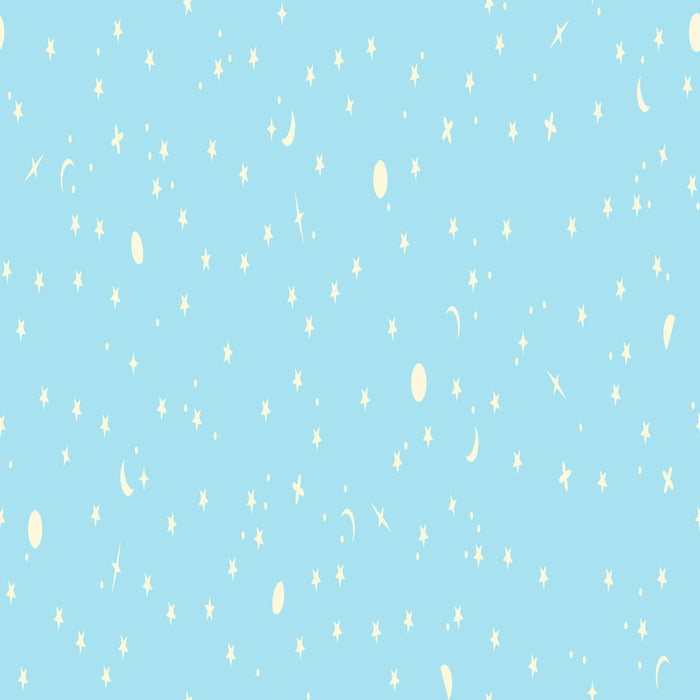 Tula Pink True Colors 2025- Space Sprinkles PWTP254.WATERFALL- Half Yard- April 2025