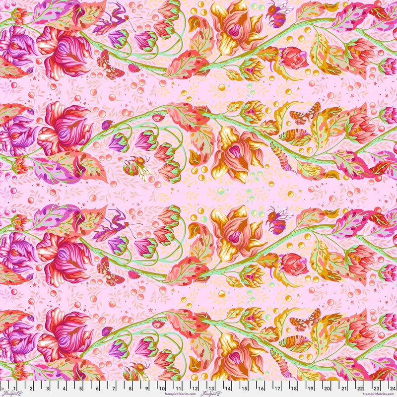 PRE-Order Tula Pink- Down to Earth- Glow Up  PWTP292.AFTERGLOW- Half Yard- March 2027
