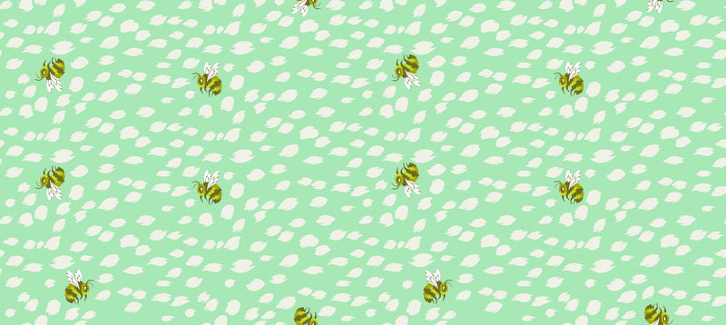 PRE-Order Tula Pink- Down to Earth- Do Re Bee PWTP297.DAYBREAK- Half Yard- March 2027