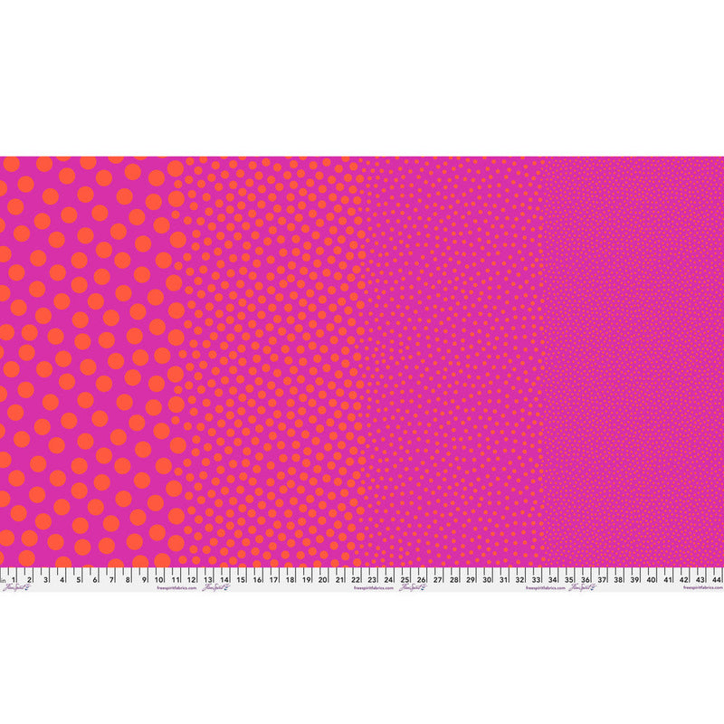Tula Pink True Color- Stones PWTP299.PINKERBERRY- Half Yard- March 2027