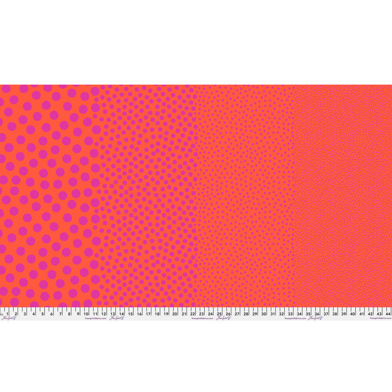 Tula Pink True Color- Stones PWTP299.TOMATO- Half Yard- March 2027