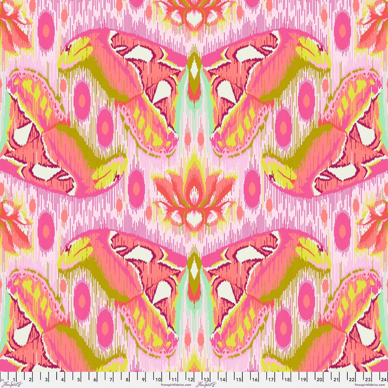 PRE-Order Tula Pink Down to Earth- 108" Wide Back- Mothorized User QBTP024.AFTERGLOW- Half Yard- March 2027