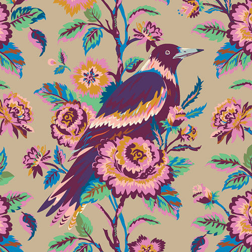 PRE-Order Regeneration by Kathy Doughty- Bird of Roses- RGN-17300 Daybreak- Half Yard- March 2027