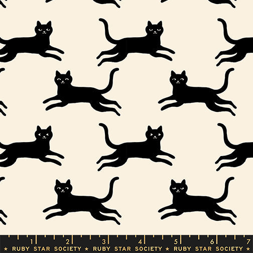 PRE-ORDER Oops All Cats by Sarah Watts- RS 2150 16 - Black- Half Yard- May 2027