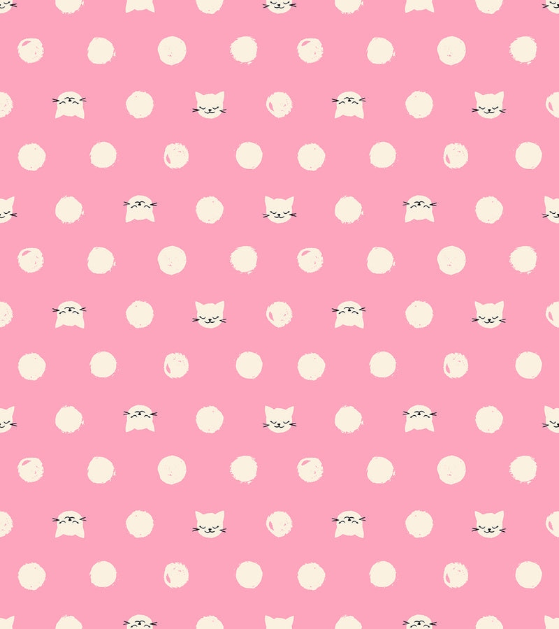PRE-ORDER Oops All Cats by Sarah Watts- RS 2151 12 - Azalea- Half Yard- May 2027